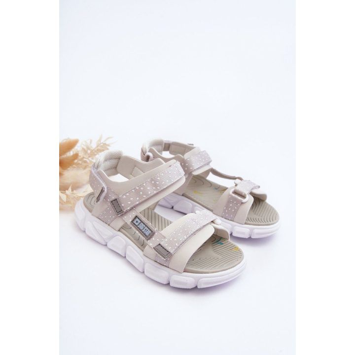 Vaikiški Basutės su užtrauktukais Big Star LL374201 White-Silver BIG STAR SHOES