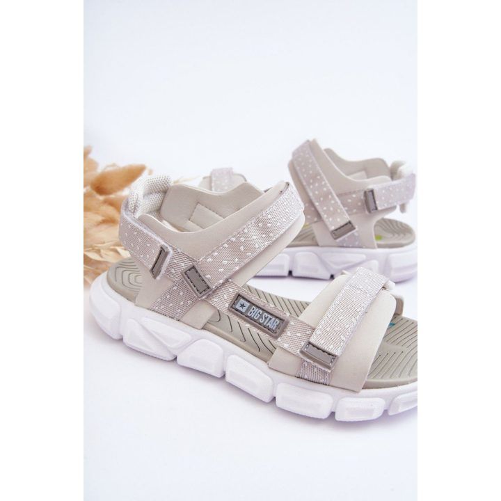 Vaikiški Basutės su užtrauktukais Big Star LL374201 White-Silver BIG STAR SHOES