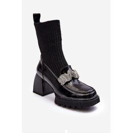 Moteriški batai su kojinėmis D&A MR870-41 Black BSB28023 S.BARSKI