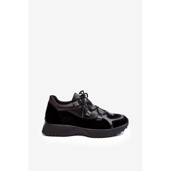 Moteriški odiniai sportiniai bateliai M01/2 Zazoo Black ZAZOO
