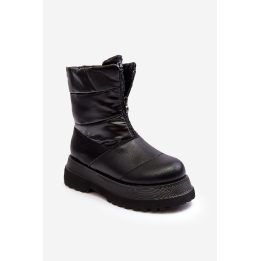 sniego batai su grubiu padu ir užtrauktuku GOE MM2N4078 Black GOE