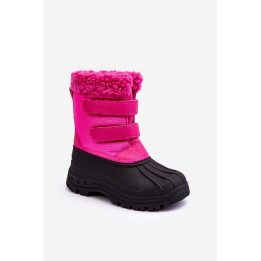 Vaikiški sniego batai su raišteliais Big Star Fuksija MM374112 BIG STAR SHOES