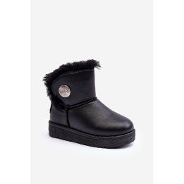 Vaikiški sniego batai su kailiu juodi Big Star MM374082 BIG STAR SHOES