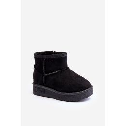 Vaikiški sniego batai su kailiu ir užtrauktuku Black Big Star MM374100 BIG STAR SHOES