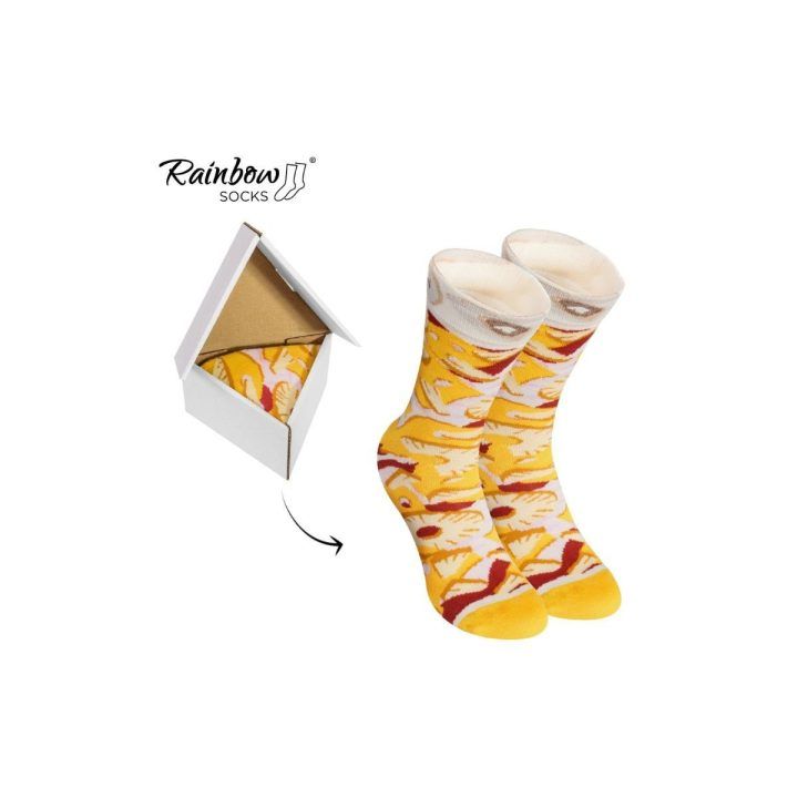 kojinės 1 pora Hawaiian Pizza kojinių ZOOKSY/RAINBOW SOCKS