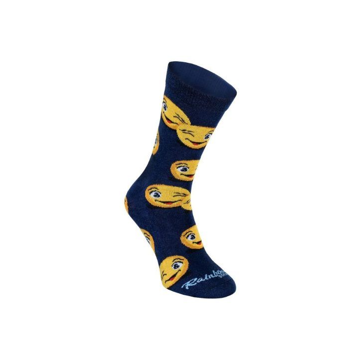 kojinės Emoticons Smiley Sadness Brainy 3 poros ZOOKSY/RAINBOW SOCKS