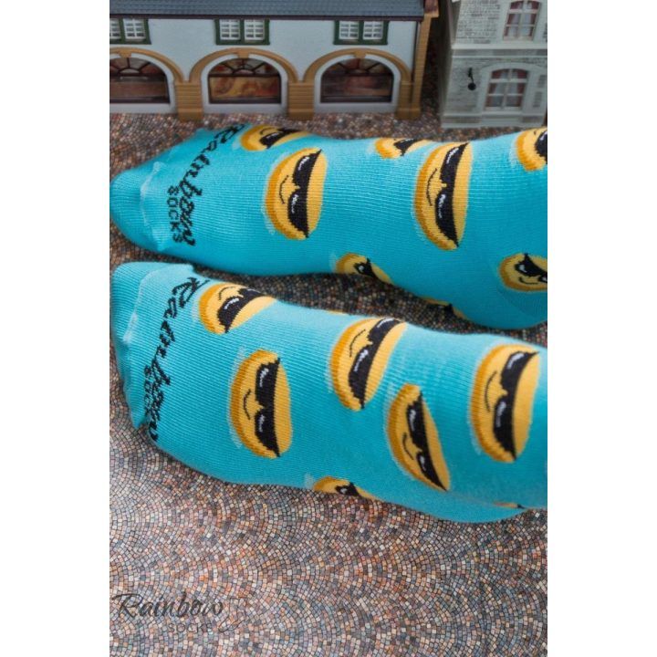 kojinės Emoticons Smiley Sadness Brainy 3 poros ZOOKSY/RAINBOW SOCKS