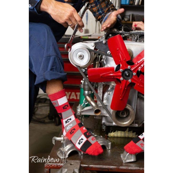 kojinės automobilių sporto gerbėjui iš 3 porų ZOOKSY/RAINBOW SOCKS