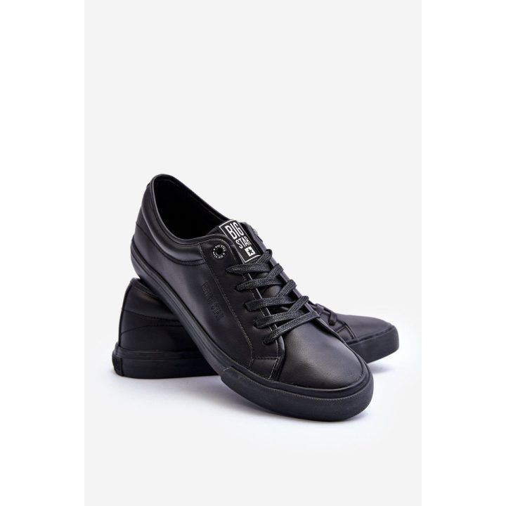 sportbačiai iš ekologiškos odos Black Big Star JJ174234 BIG STAR SHOES