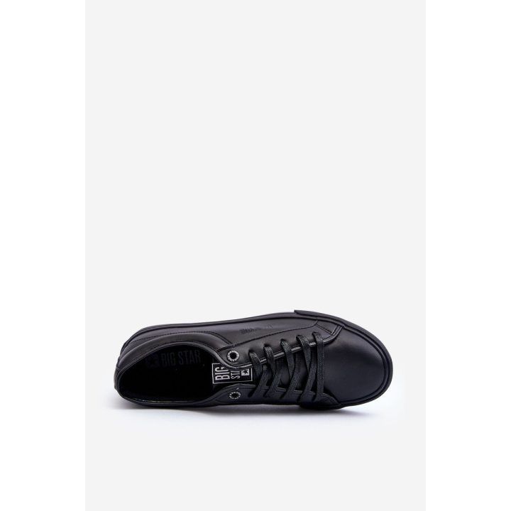 sportbačiai iš ekologiškos odos Black Big Star JJ174234 BIG STAR SHOES