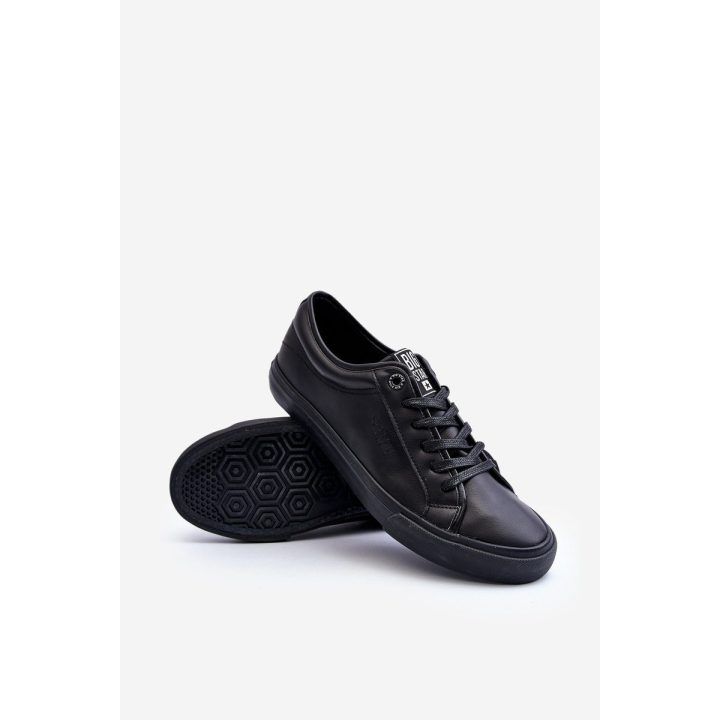 sportbačiai iš ekologiškos odos Black Big Star JJ174234 BIG STAR SHOES