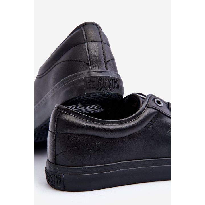 sportbačiai iš ekologiškos odos Black Big Star JJ174234 BIG STAR SHOES