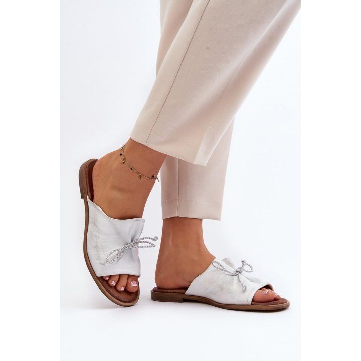 Odiniai moteriški sandalai Zazoo 2659/005 Silver ZAZOO