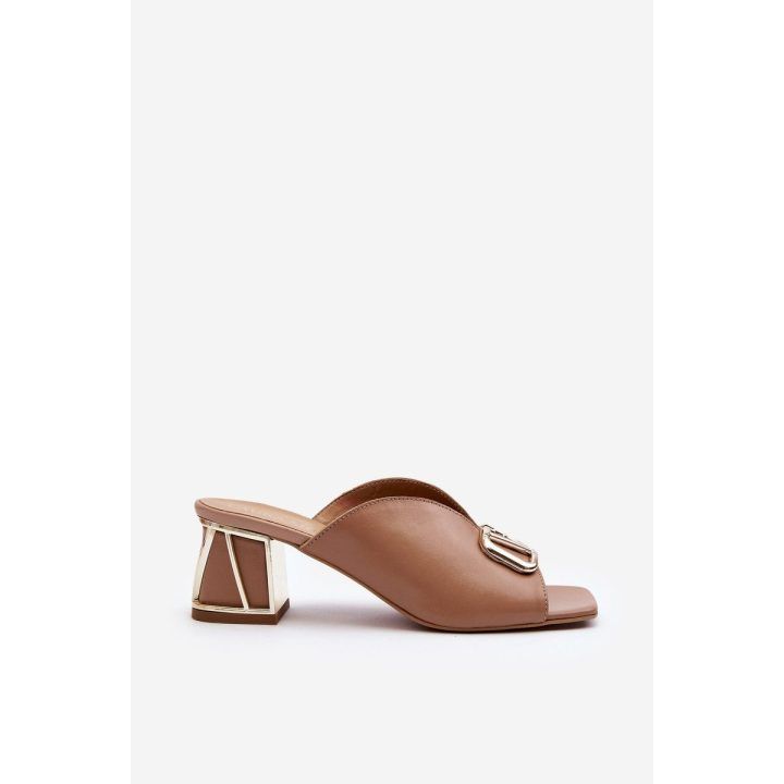 Elegantiški moteriški sandalai Laura Messi 2771 Smėlio spalvos LAURA MESSI
