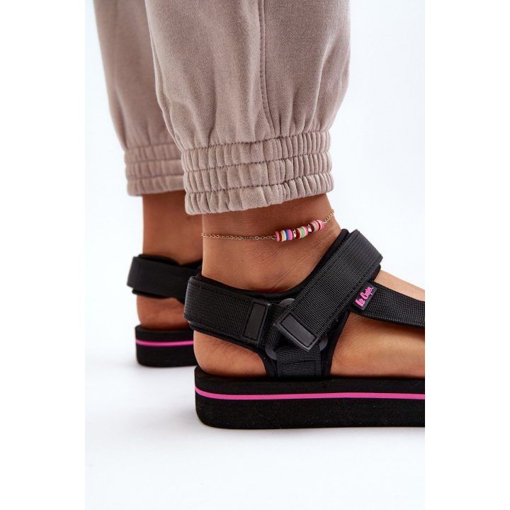 platforminiai sandalai by Lee Cooper LCW 2751L Black LEE COOPER
