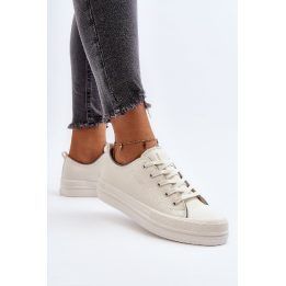 Moteriški ekologiškos odos sportbačiai Big Star NN274847 White BIG STAR SHOES