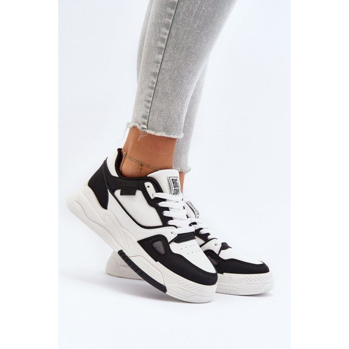 Moteriški sportbačiai Big Star NN274669 White-Black BIG STAR SHOES
