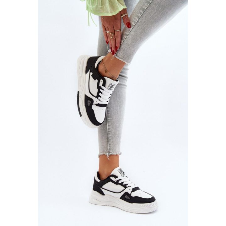 Moteriški sportbačiai Big Star NN274669 White-Black BIG STAR SHOES