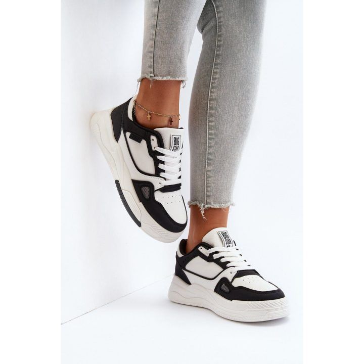 Moteriški sportbačiai Big Star NN274669 White-Black BIG STAR SHOES