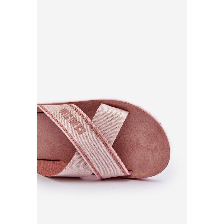 Moteriškos šlepetės Big Star NN274A058 Pink BIG STAR SHOES