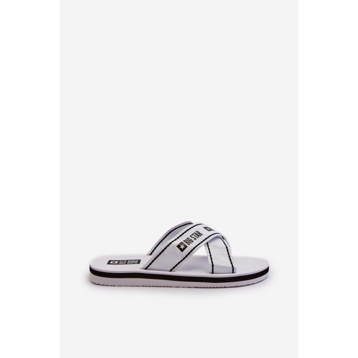 šlepetės su putų padu Big Star NN274A509 White BIG STAR SHOES