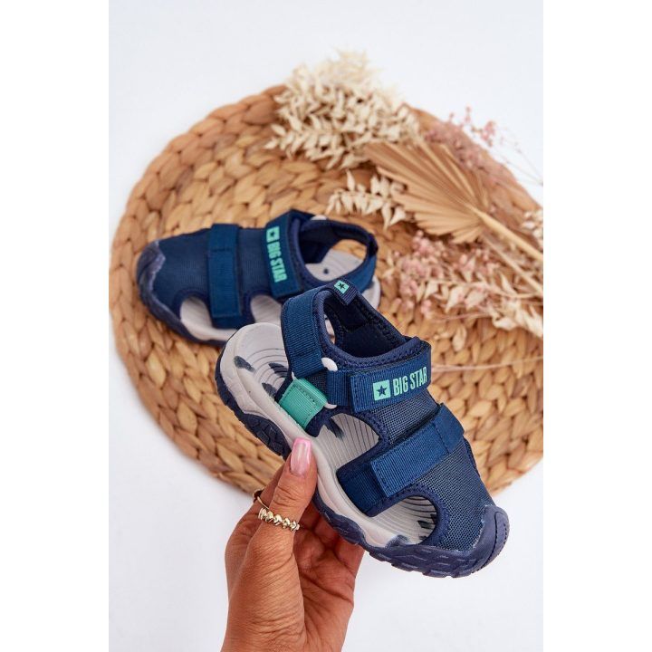 Berniukų sandalai su velcro Big Star NN374236 Navy BIG STAR SHOES