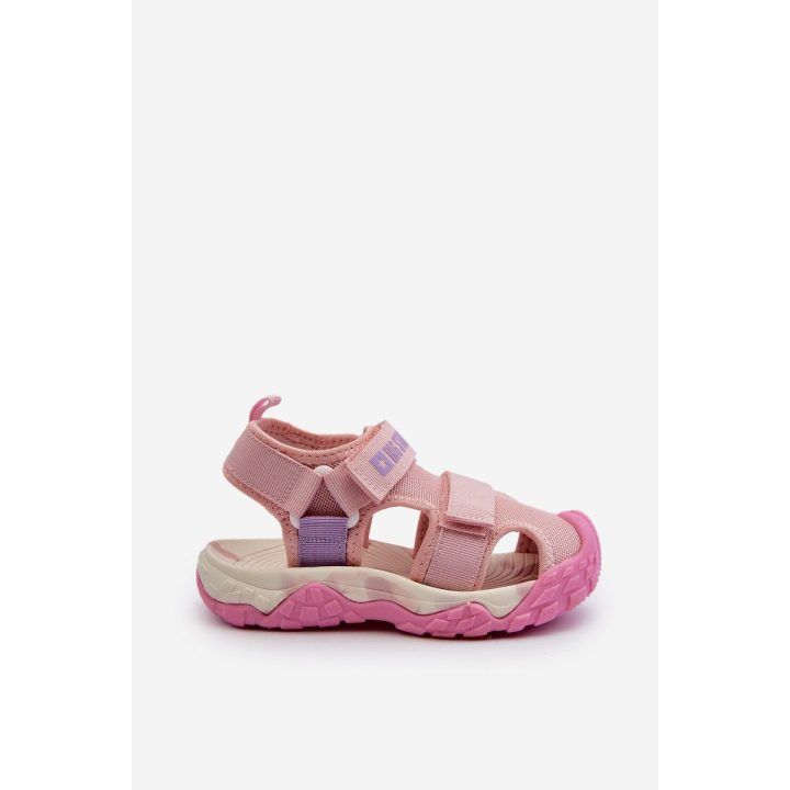Mergaičių sandalai su velcro Big Star NN374238 Pink BIG STAR SHOES