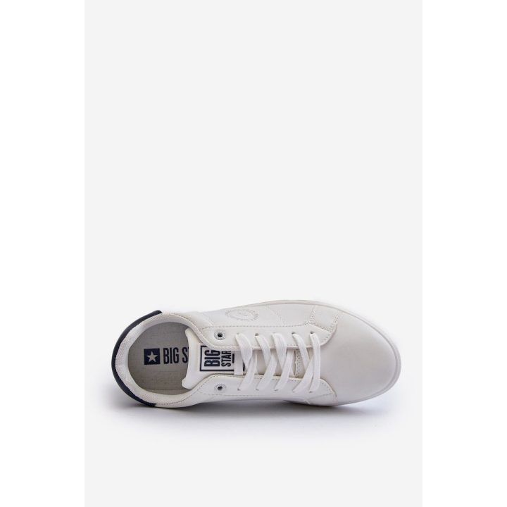 Žemi vyriški sportbačiai Eco Leather Big Star NN174282 White BIG STAR SHOES