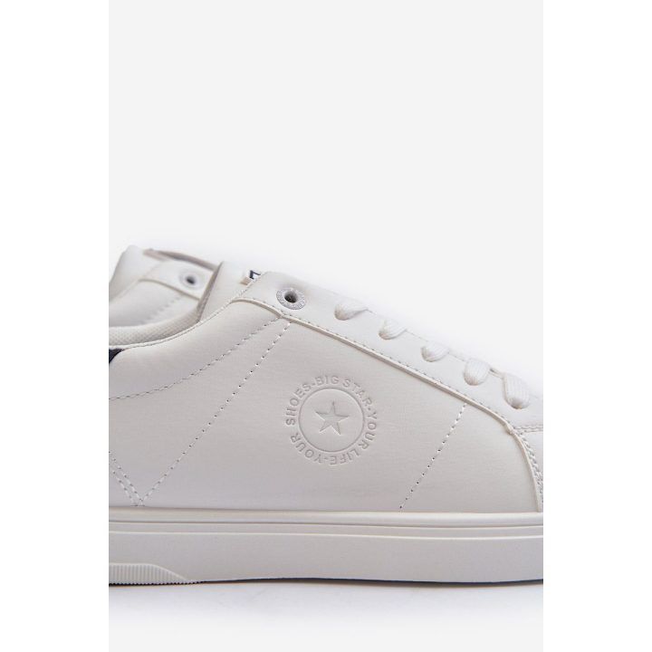 Žemi vyriški sportbačiai Eco Leather Big Star NN174282 White BIG STAR SHOES
