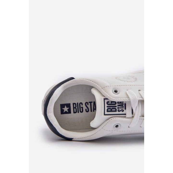 Žemi vyriški sportbačiai Eco Leather Big Star NN174282 White BIG STAR SHOES