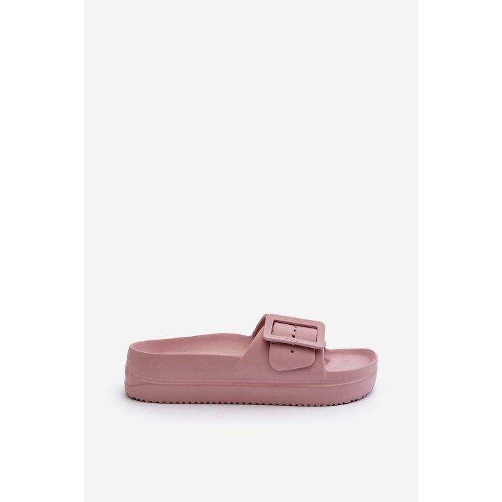 Moteriški putų platformos sandalai su sagtimi Big Star NN274A663 Pink BIG STAR SHOES