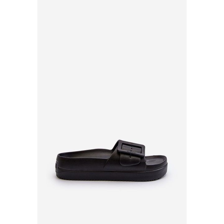 Moteriški putų platformos sandalai su sagtimi Big Star NN274A662 Black BIG STAR SHOES