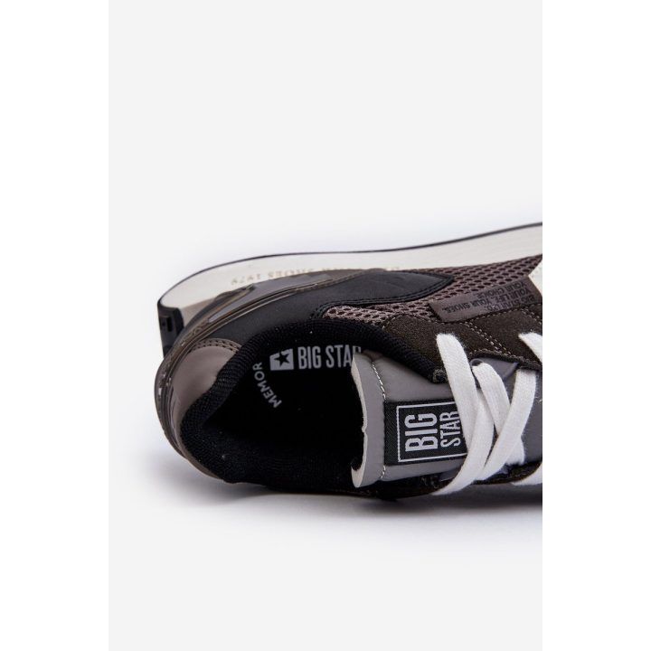 Vyriški sportiniai bateliai su atminties putų sistema Big Star NN174347 Black BIG STAR SHOES