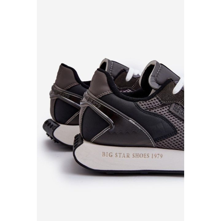 Vyriški sportiniai bateliai su atminties putų sistema Big Star NN174347 Black BIG STAR SHOES