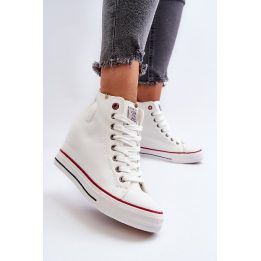 Moteriški kedai su auliuku balti Cross Jeans CROSS JEANS