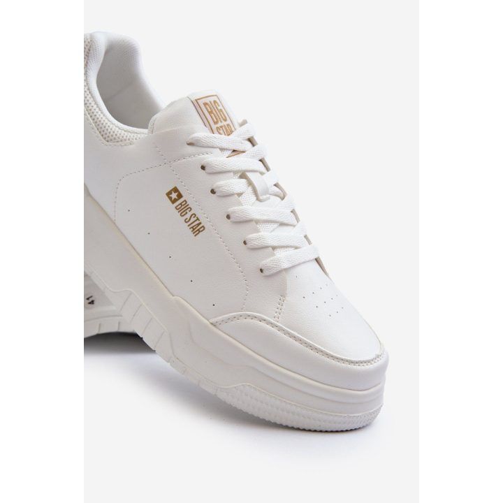 Vyriški sportbačiai su atminties putų sistema Big Star NN174149 White BIG STAR SHOES