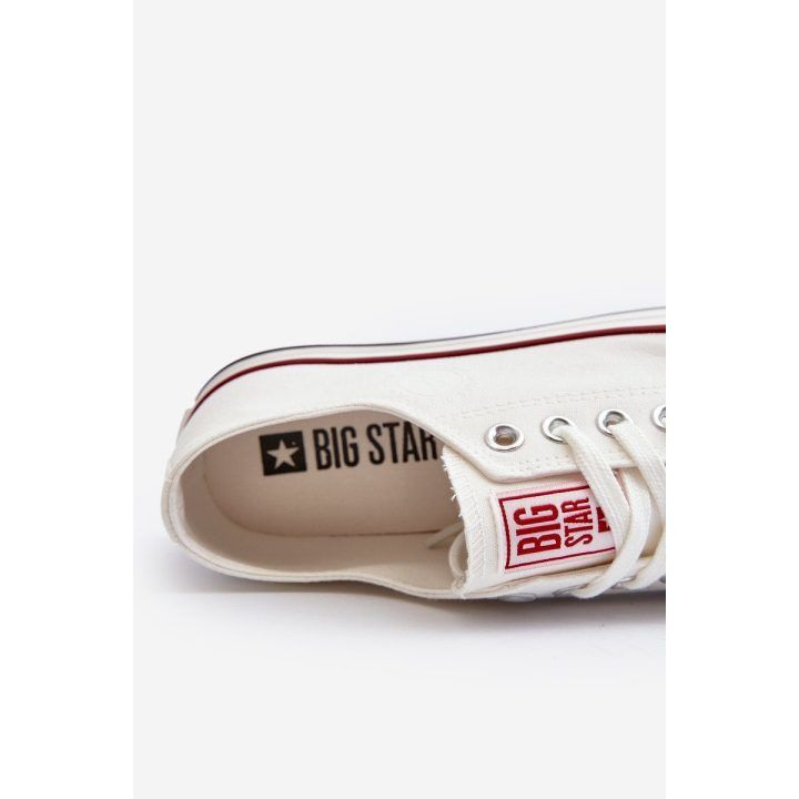 Žemi vyriški sportbačiai Big Star NN174102 White BIG STAR SHOES