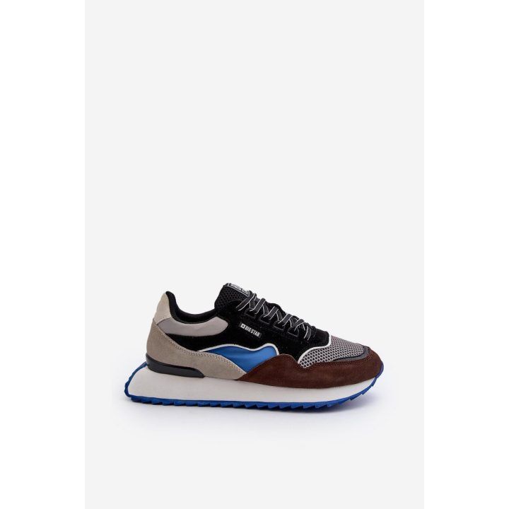 Vyriški sportbačiai Big Star NN174322 Memory Foam System Brown-Black BIG STAR SHOES