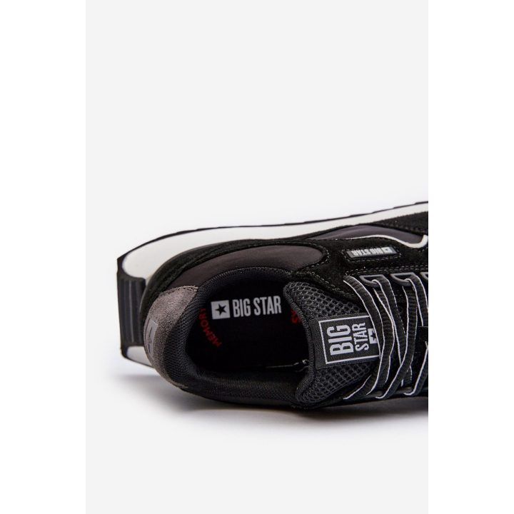 Vyriški sportbačiai Big Star NN174321 Memory Foam System Black BIG STAR SHOES