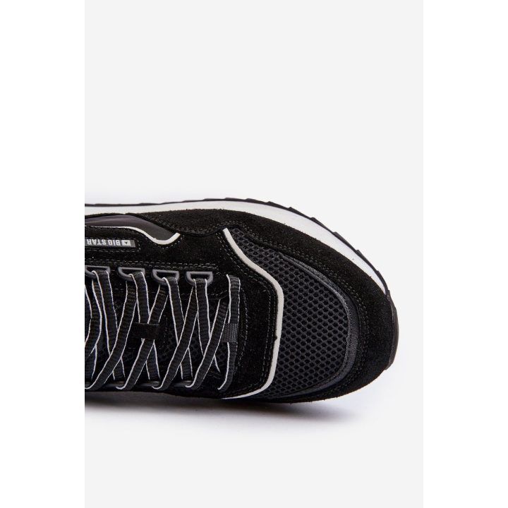 Vyriški sportbačiai Big Star NN174321 Memory Foam System Black BIG STAR SHOES