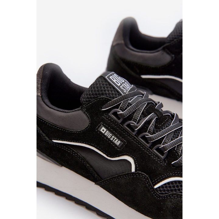 Vyriški sportbačiai Big Star NN174321 Memory Foam System Black BIG STAR SHOES