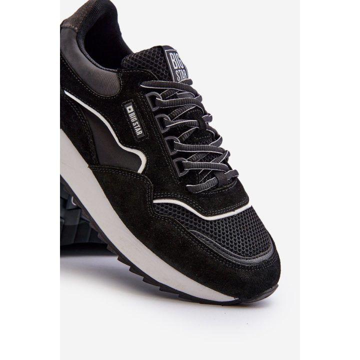 Vyriški sportbačiai Big Star NN174321 Memory Foam System Black BIG STAR SHOES