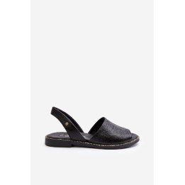 Odiniai sandalai Alivia Black ZAZOO