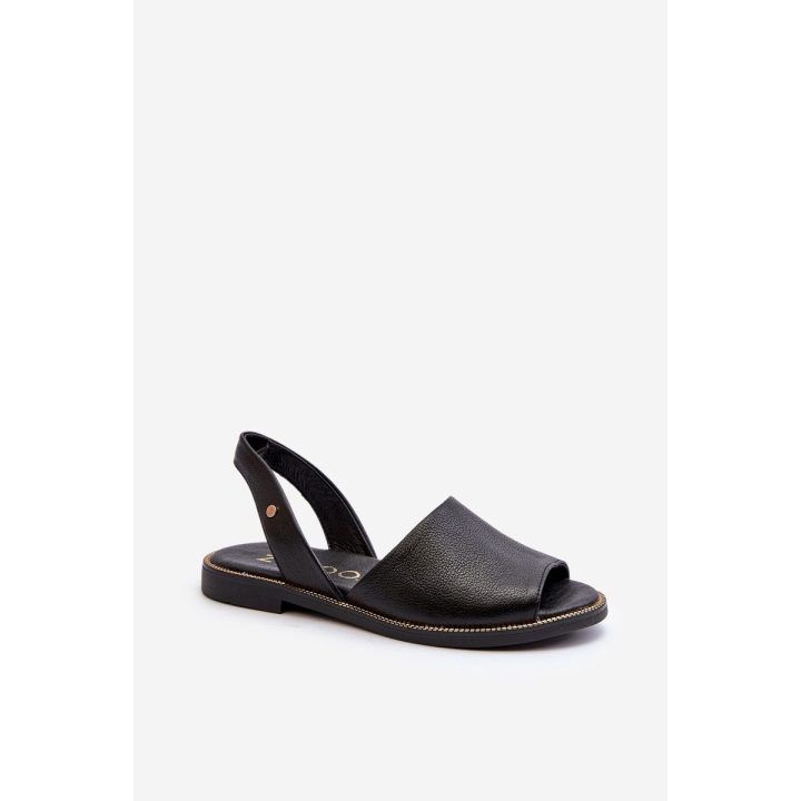 Odiniai sandalai Alivia Black ZAZOO