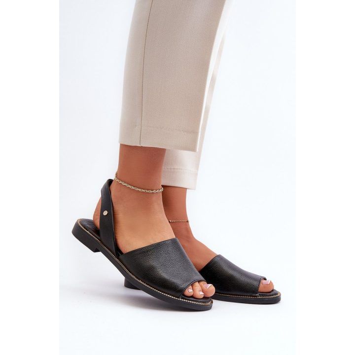 Odiniai sandalai Alivia Black ZAZOO
