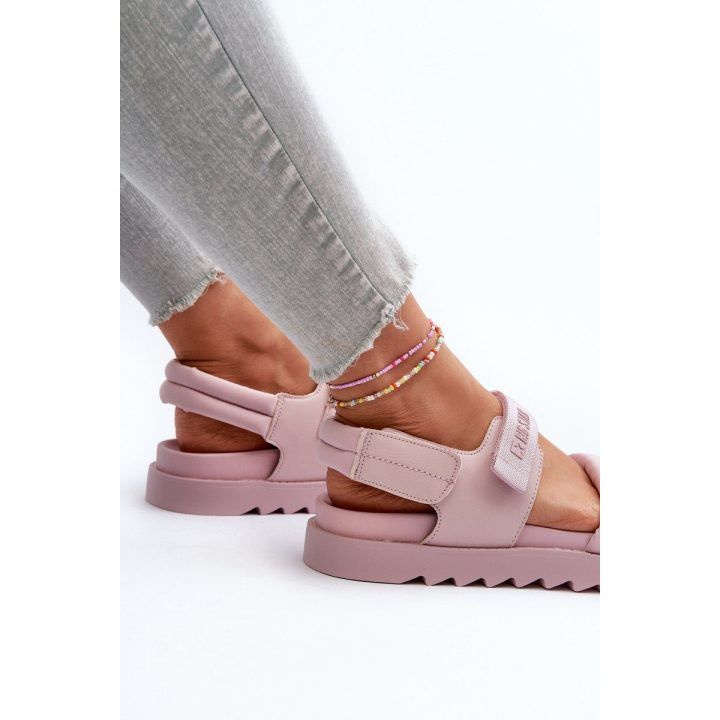 basutės su platforma Big Star rausvos BIG STAR SHOES