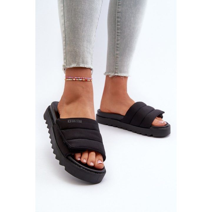 platforminės basutės Big Star NN274772 juodos BIG STAR SHOES