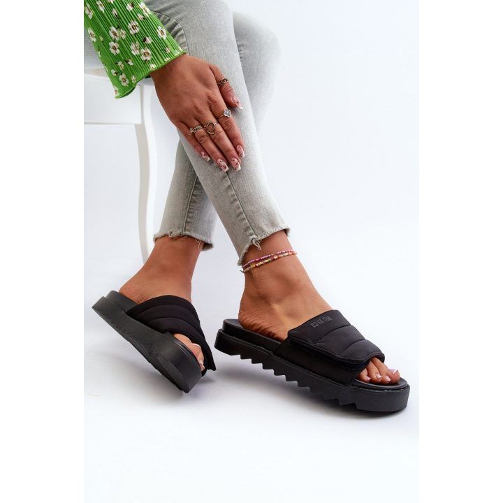 platforminės basutės Big Star NN274772 juodos BIG STAR SHOES