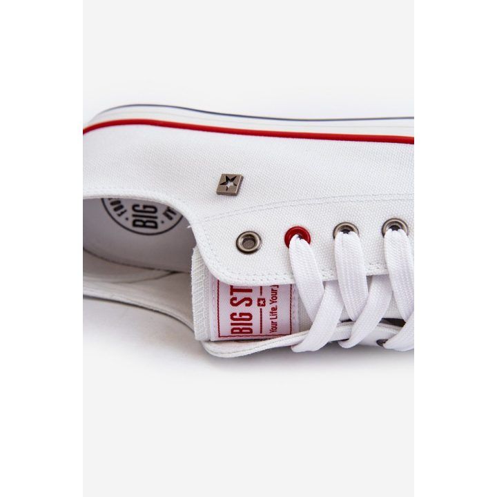 Vyriški sportbačiai Big Star NN174301 HI-POLY SYSTEM White BIG STAR SHOES