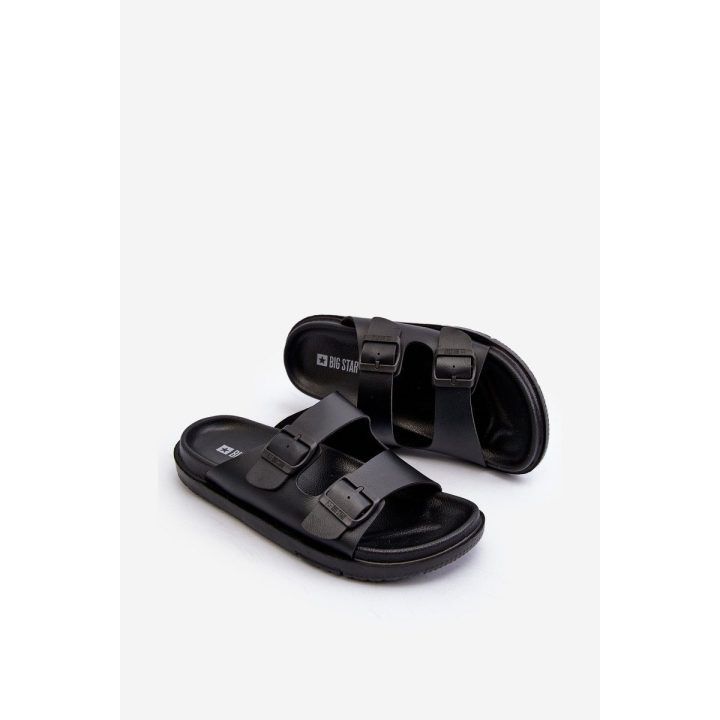 šlepetės su Big Star NN174597 juodos BIG STAR SHOES